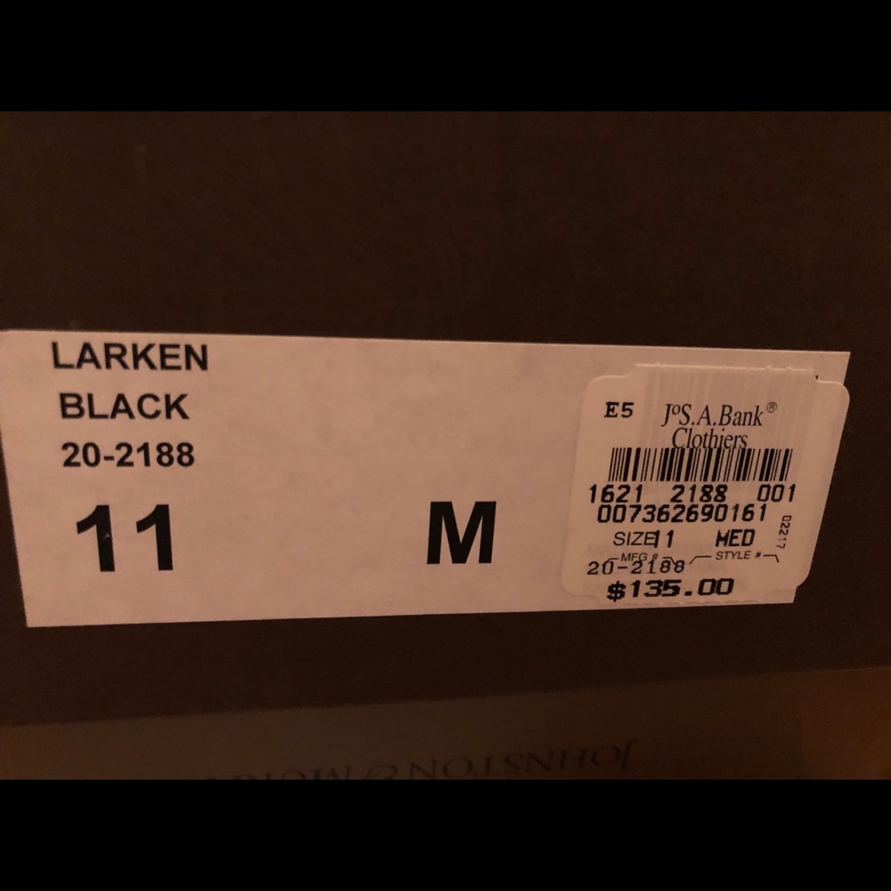 Johnston & Murphy Men’s Leather Shoe, New - Picture 4 of 4